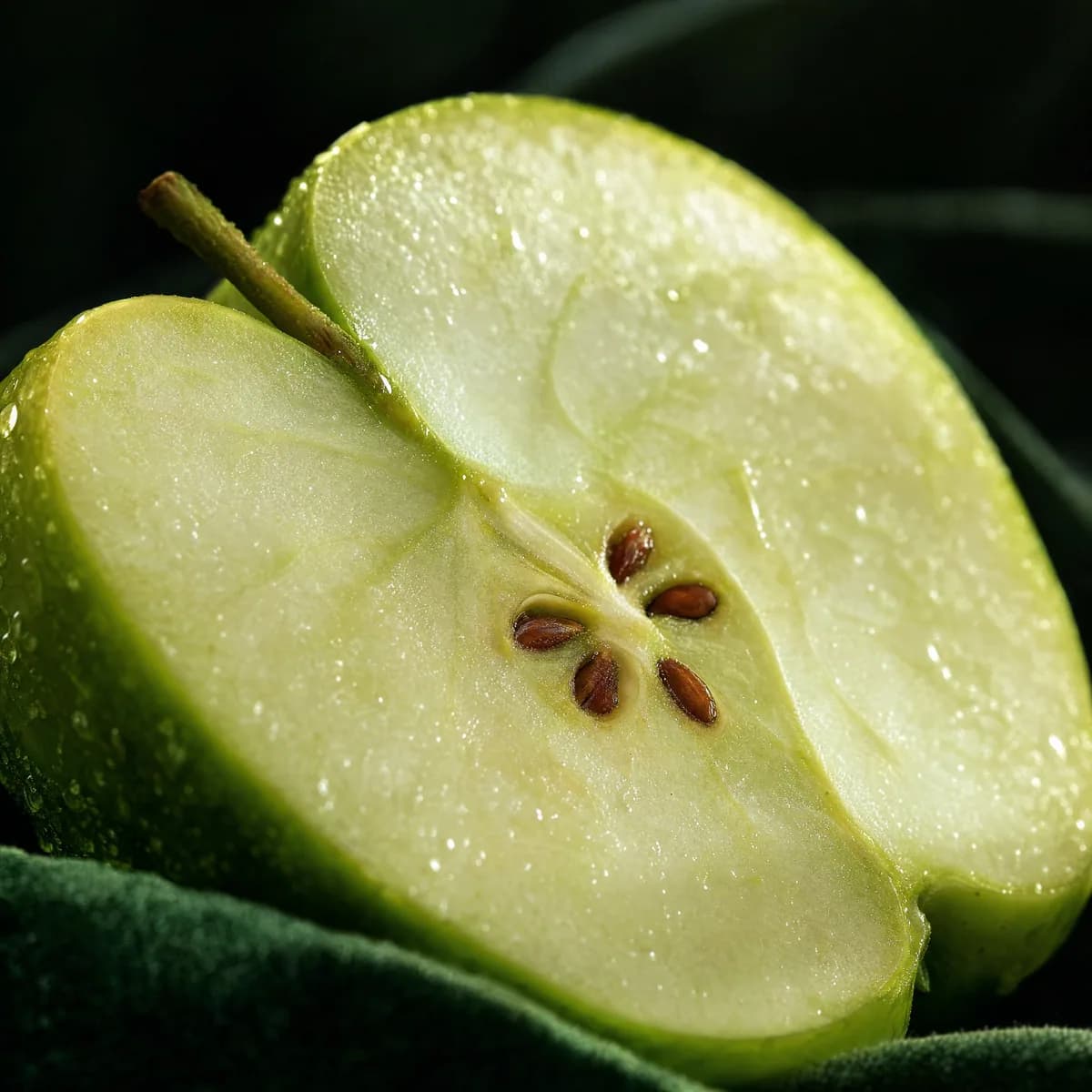 Green apple — visual metaphor for L. acidophilus