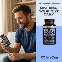 PRE+ PROBIOTIC Capsules – Daily Gut & Digestive Support